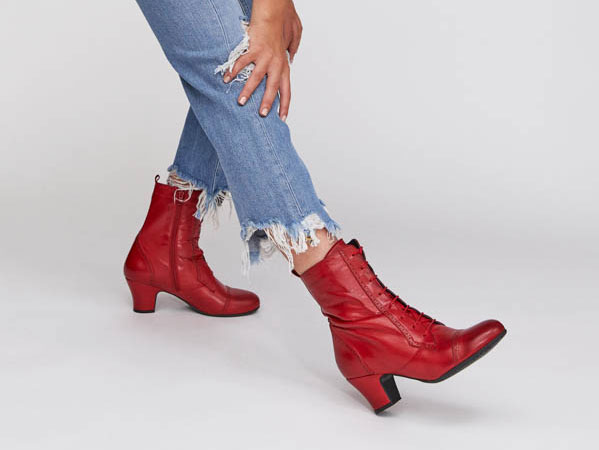 Miz Mooz Flicka Boots: Red