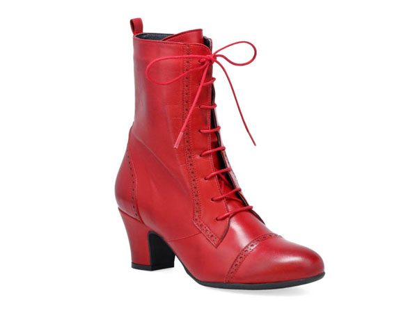 Miz Mooz Flicka Boots: Red