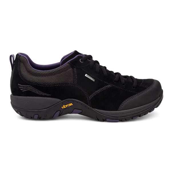 Bur-Mar's Family Shoe Store: Dansko Paisley Sneaker: Black Suede Leather