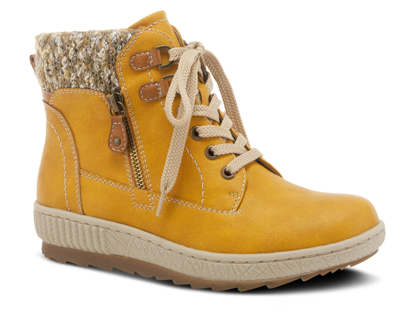 Spring Step Relife Karlene Boot: Mustard Yellow