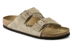 Birkenstock Arizona Suede Leather: Taupe