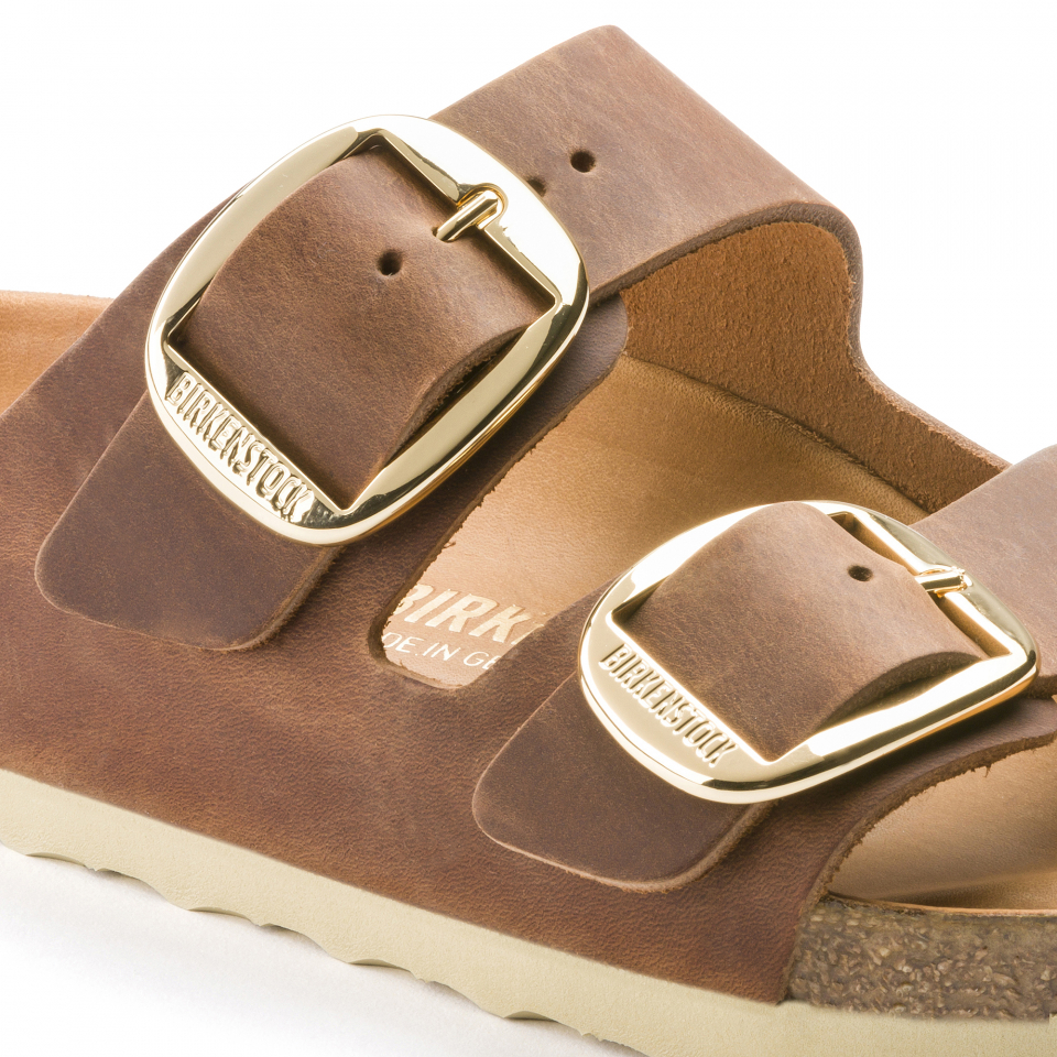 Birkenstock Arizona Big Buckle Oiled Leather: Cognac