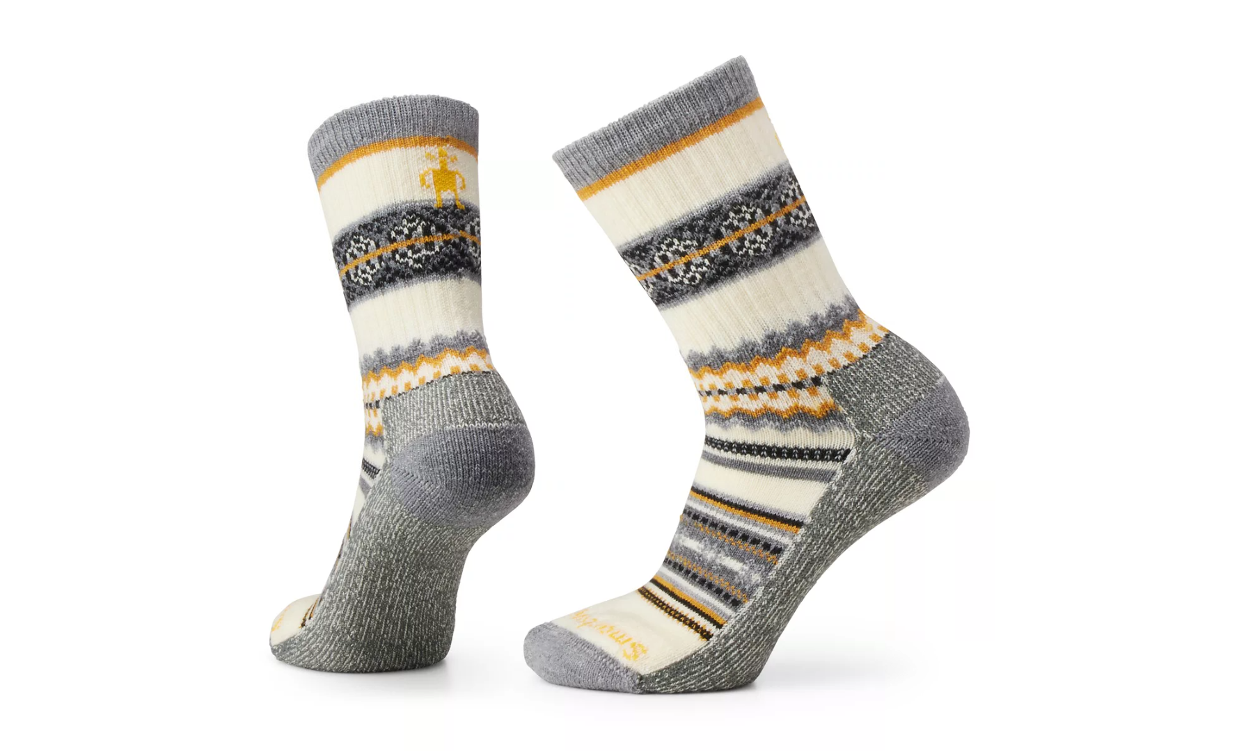 Smartwool Everyday Snowed In Sweater Light Cushion Crew Socks: Natural