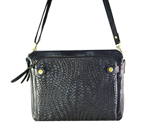 MILO Sheila Multi-Pocket Cross-Body Computer Bag - Black