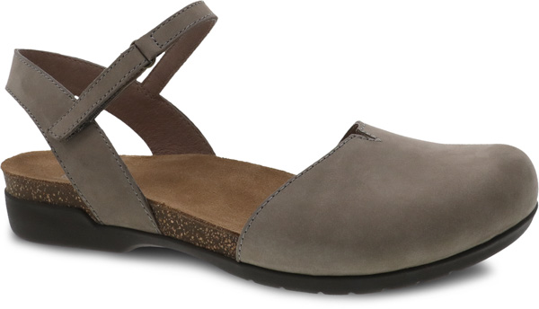 Dansko Rowan: Taupe Milled Nubuck