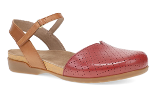 Dansko Rowan: Red Leather Mary Jane