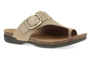 Dansko Rylee: Sand Suede Sandal