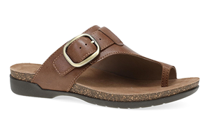 Dansko Rylee: Brown Leather Sandal