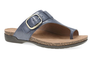 Dansko Rylee: Slate Leather Sandal