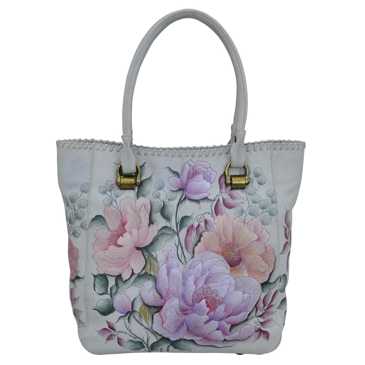Anuschka Leather Handpainted Tote: 609-BLF
