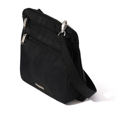 Baggallini Securtex Anti-Theft Large Crossbody: Black Baggallini Securtex Anti-Theft Large Crossbody: Black