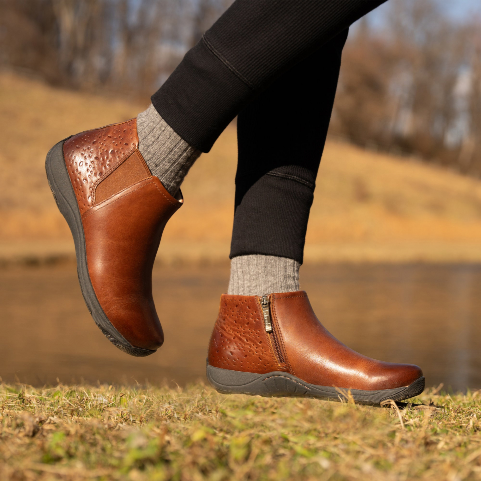 Dansko Sherry: Cinnamon Waxy Burnished Boot