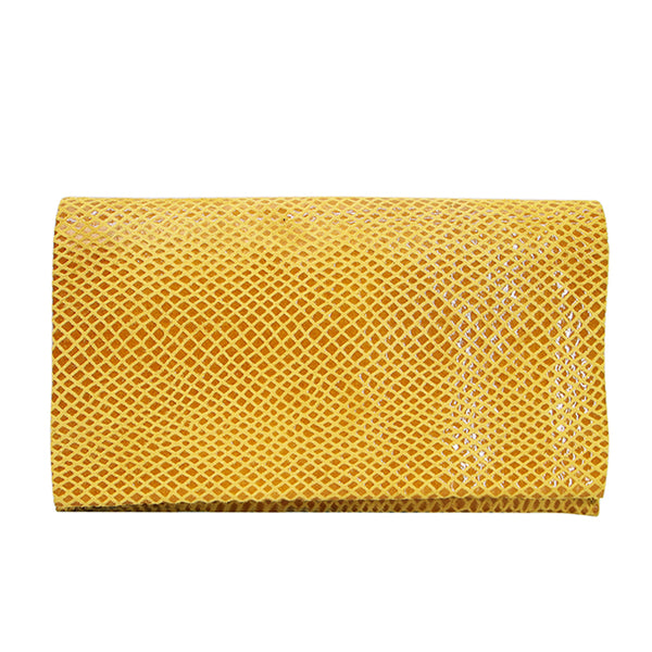 Latico Gio Wallet: Foil Sunflower Yellow