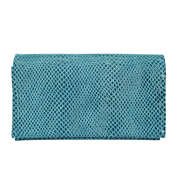 Latico Gio Wallet: Foil turquoise