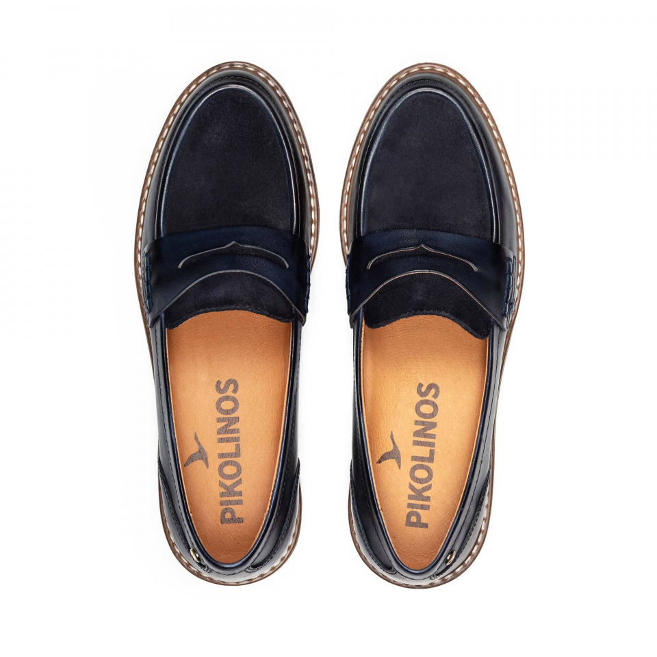 Pikolinos Aldaya Flat Loafer W8J-3541C6: Blue