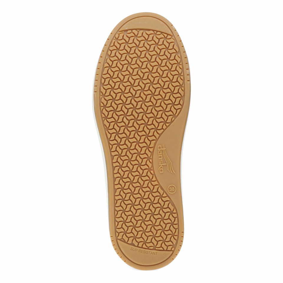Dansko Jenn: Black Leather Sneaker
