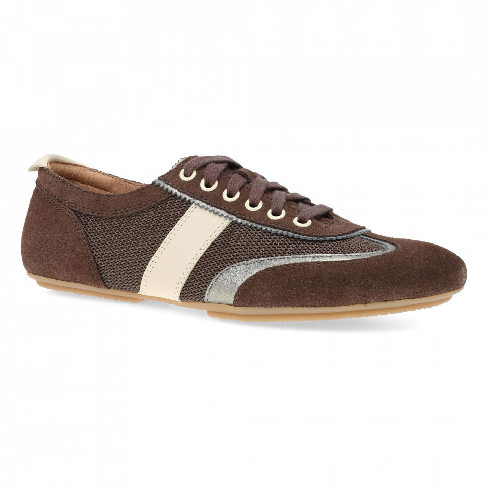 Dansko Milana: Chocolate Pewter Suede Flat display picture 1
