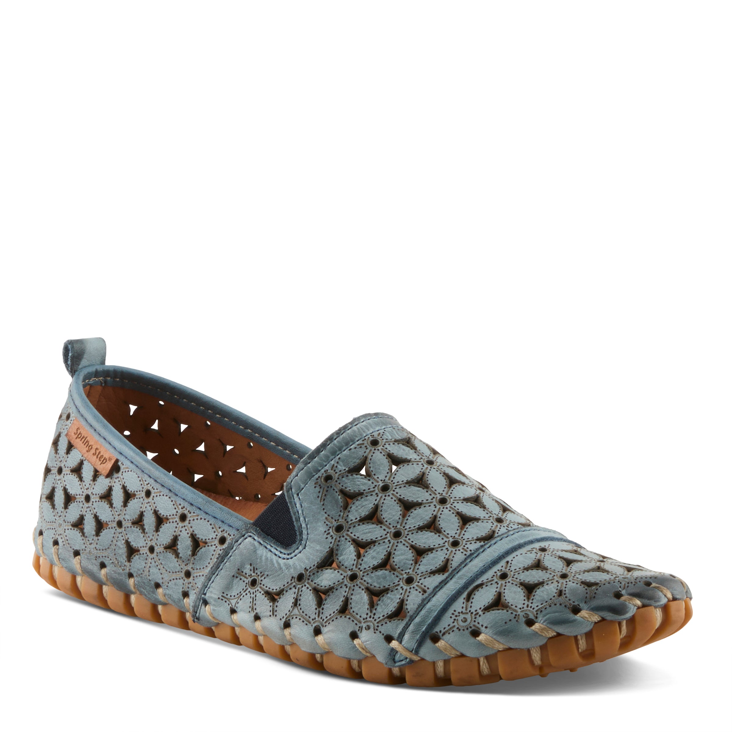 Spring Step Blue Shoes Spring Step Flowerflow: Blue