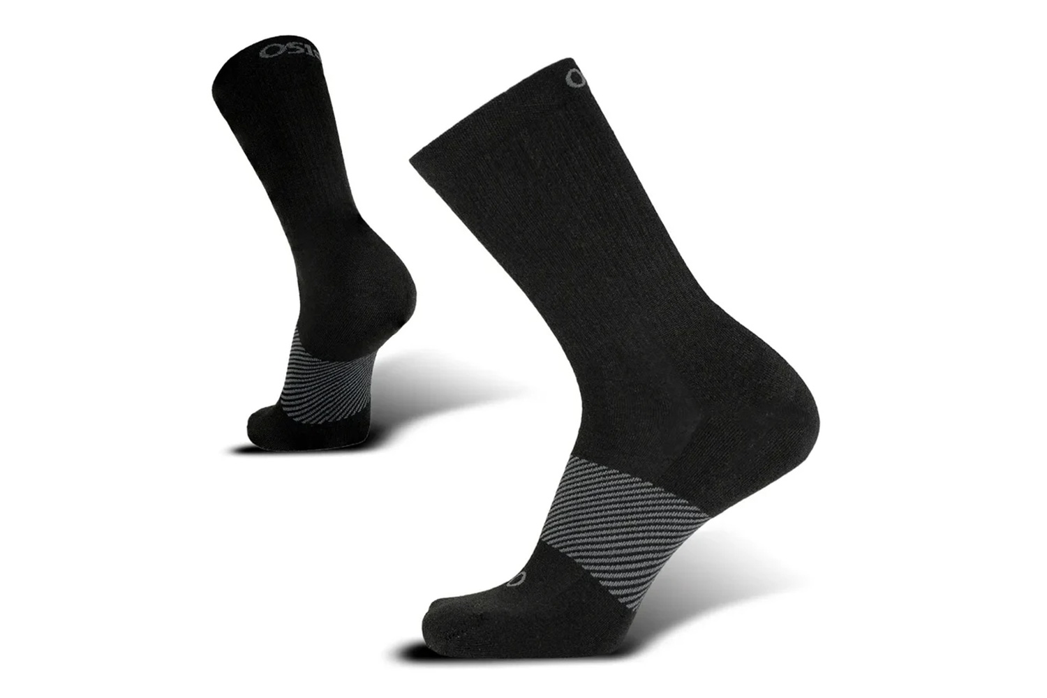 OS1st Socks Wicked Comfort Merino Wool Crew: Black