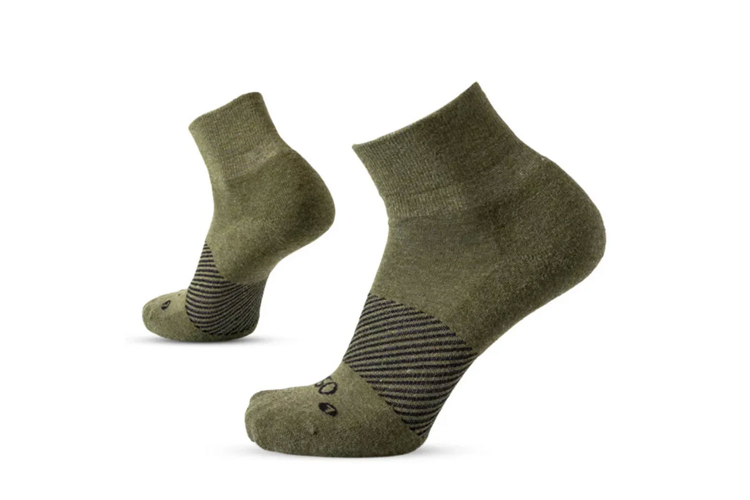 OS1st Socks Wicked Comfort Merino Wool 1/4 Crew: Hunter