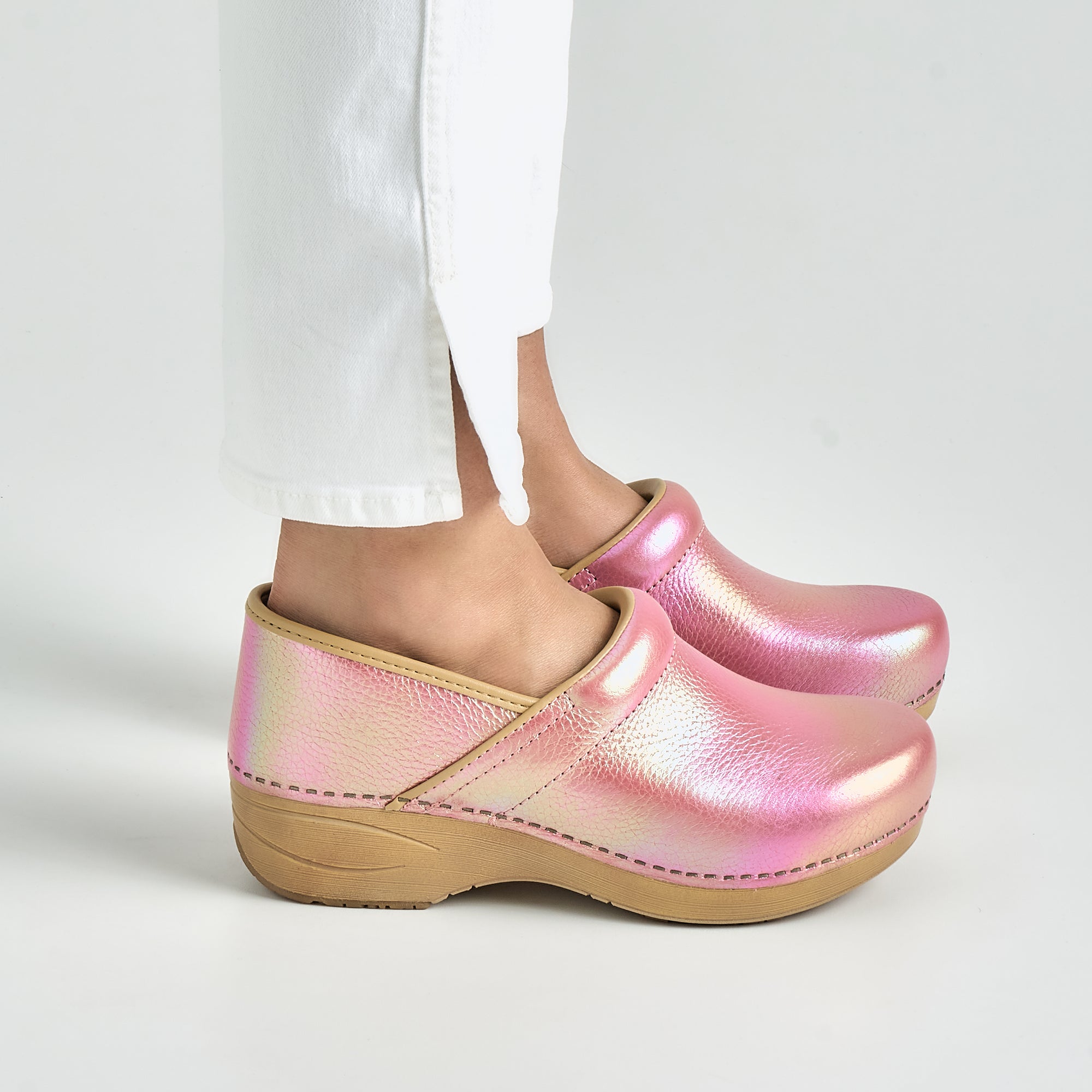Dansko Libbie Tan and Burnished Calf