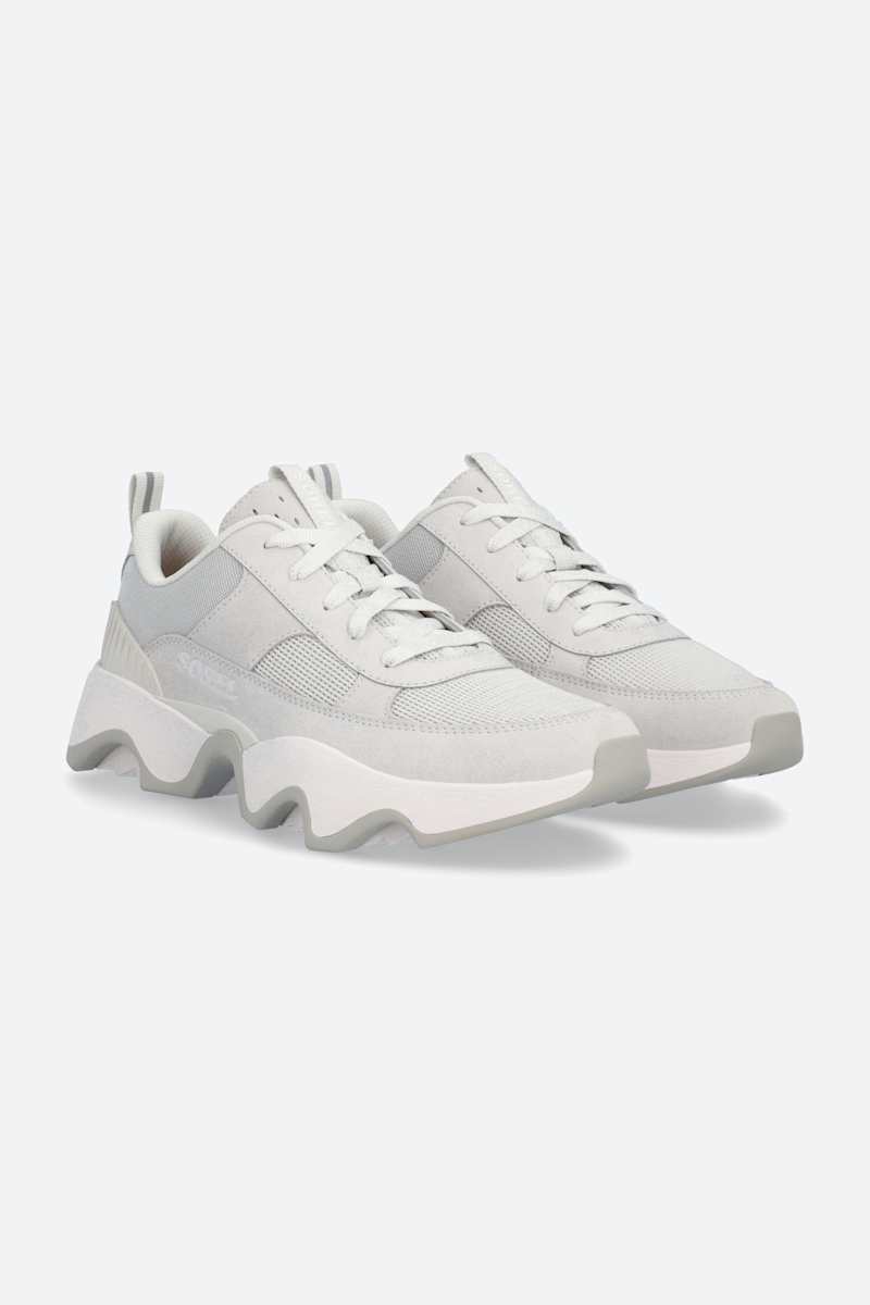 靴 SOREL KINETIC IMPACT II WONDER LACE 24 Sorel - Kinetic™ Impact II Wonder Lace Sneaker: Light Grey