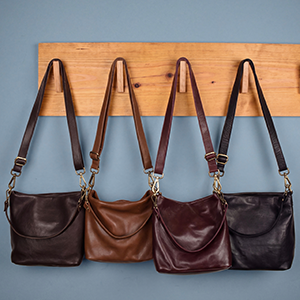 Latico Tabor Milled Leather Crossbody Bag
