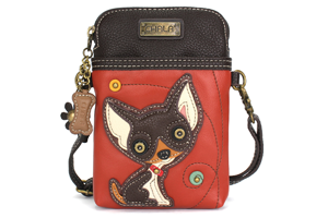 Chala Cellphone Xbody - DarkBrown Chihuahua