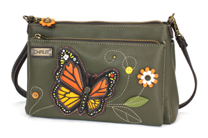 Chala Deluxe Crossbody - Monarch Butterfly
