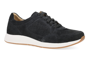 Dansko Catie: Black Suede Sneaker