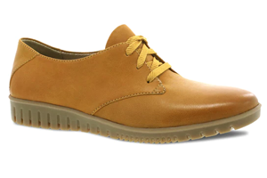 Dansko Libbie: Mustard Burnished Calf