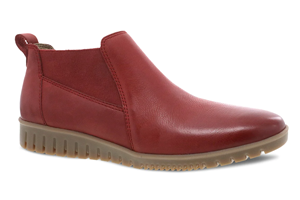 Dansko Louisa: Red Burnished Calf