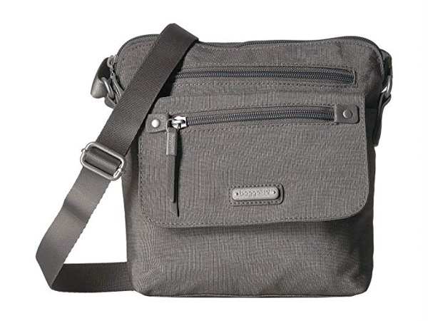 Baggallini Escape Crossbody: Sterling Shimmer