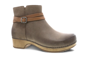 Dansko Brook: Taupe Burnished Nubuck Boot