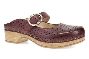 Dansko Blaire Clog: Sangria Leather Clog