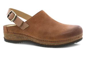 Dansko Merrin: Tan Burnished Suede