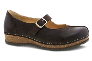 Dansko Mika: Chocolate Burnished Suede