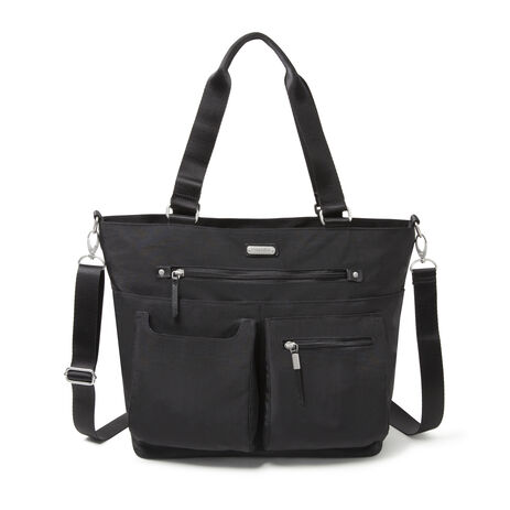 Baggallini Any Day Tote With RFID Phone Wristlet Black