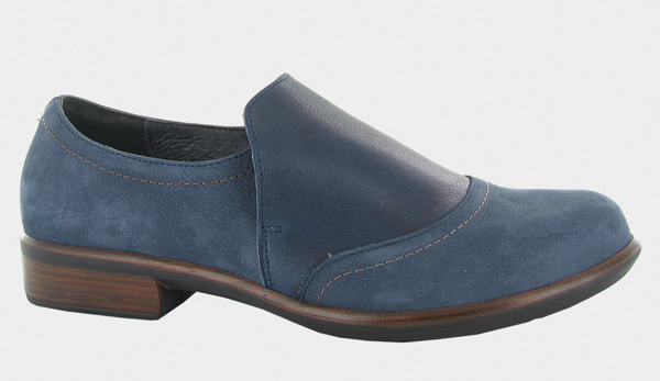 Naot Angin: Soft Ink Lthr/Navy Velvet Nubuck