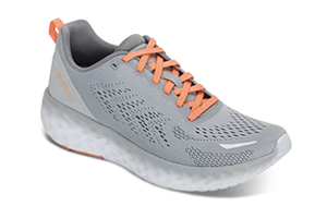Aetrex Danika Lace Up Sneaker: Light Grey