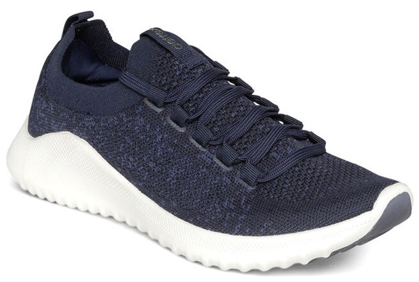 Aetrex Carly Arch Support Sneakers: Navy