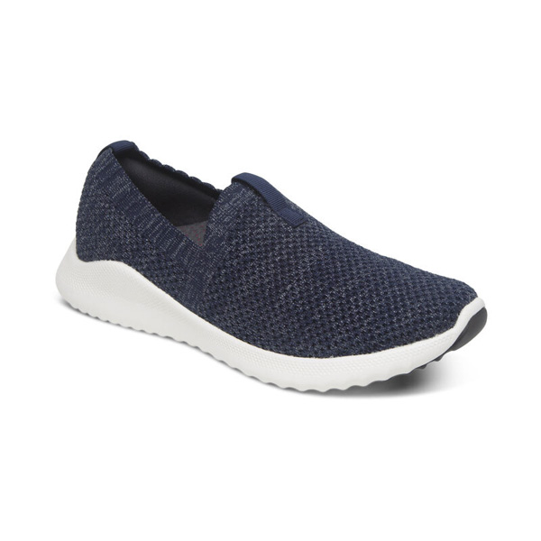 Aetrex Angie Sneaker: Navy