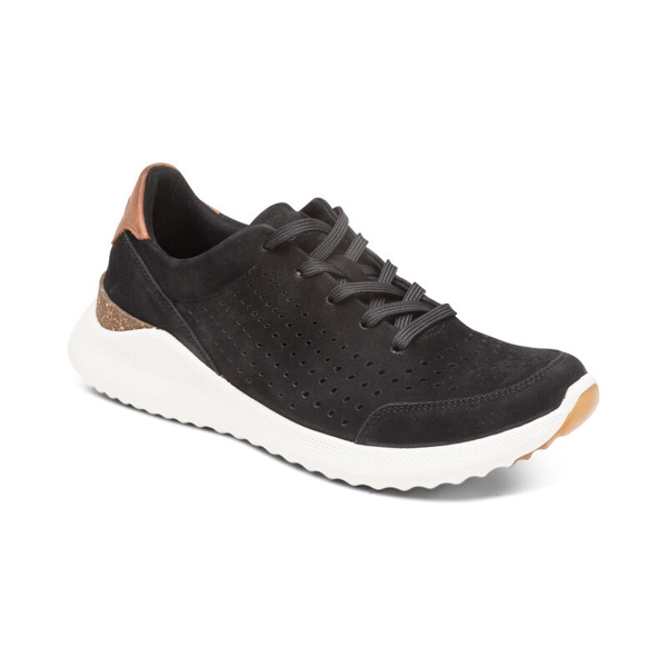 Aetrex Laura Arch Support Sneaker: Black