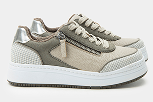 Alegria Averie Houndstooth Grey Shoe