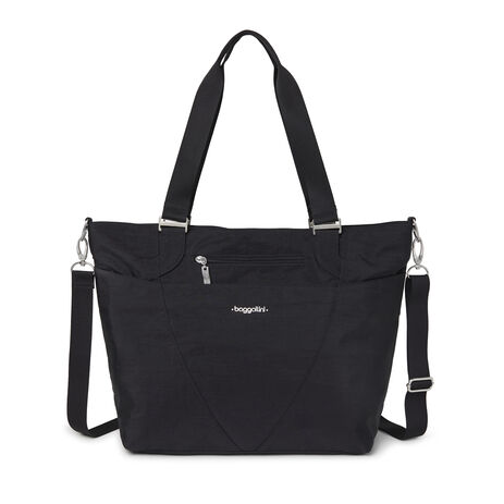 Baggallini Avenue Tote Black With Sand Lining