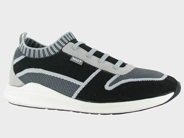 Naot Atmosphere Adonis: Black/Gray Knit