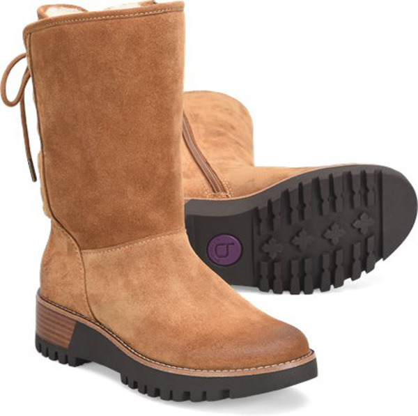 Bionica Canita Boot: Saddle Brown Suede