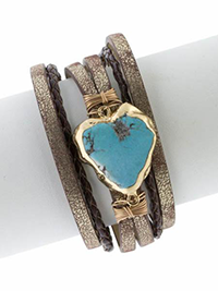 Braided Turquoise Bracelet
