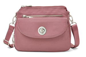 Baggallini Calais Crossbody Bag - Dusty Mauve