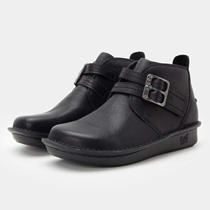 Alegria Caiti Washed Black Boot
